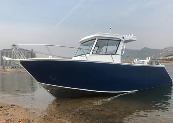 5mm Marine Grade Cuddy Cabin Boats Aluminum River Boats Smooth Deep V Design