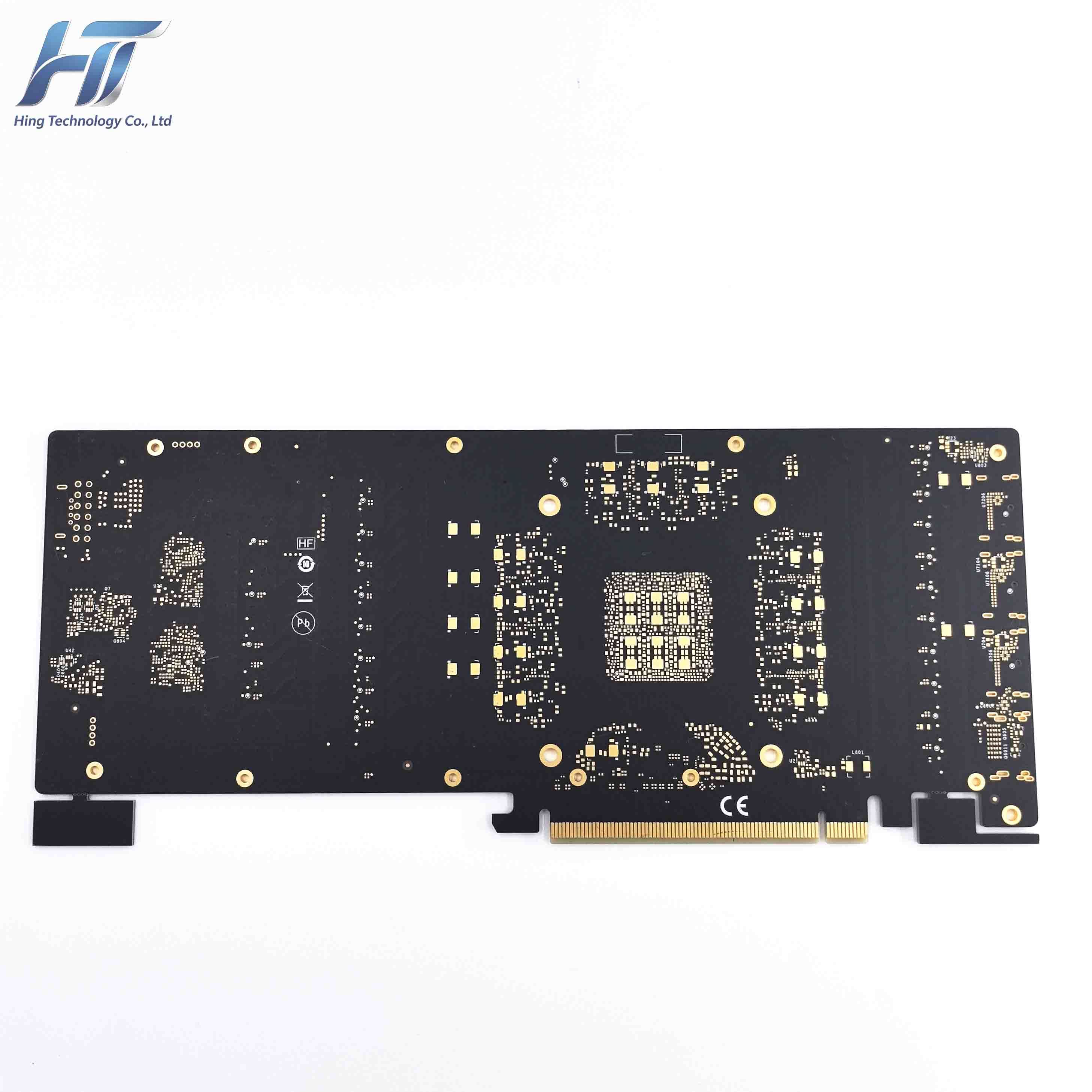 PCIe Interface Computing Expansion Card PCB 1.6mm Thickness High Performance