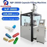 Remplisseur automatique de capsules efficace, 3800 pcs / Min Machine de capsules de pilules