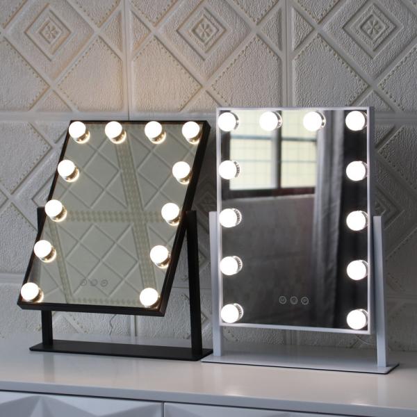 Custom 10x Vanity Illuminated Hollywood Mirrors Rotating Dresser