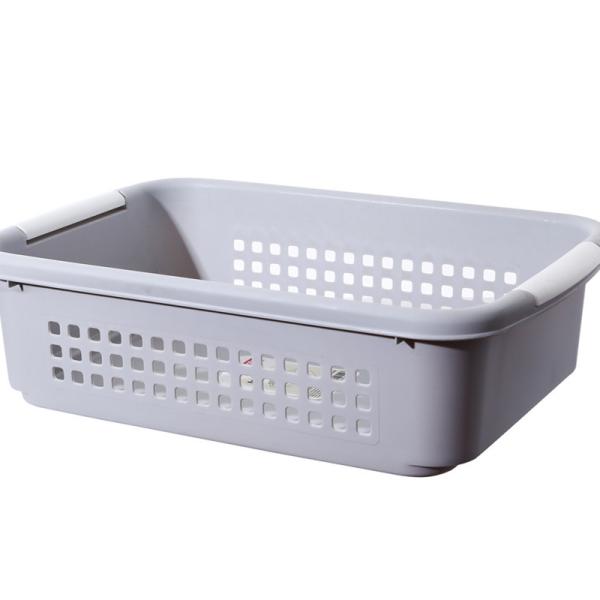 Bathroom Handle Plastic Basket Organizer for Vegetable
