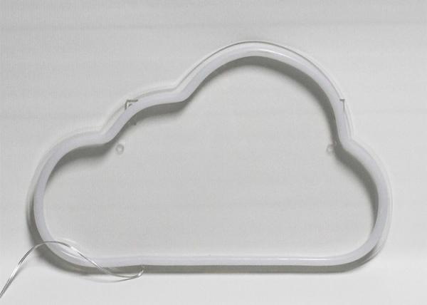 Le nuage bleu lumineux a mené les signes de lampe au néon, signes au néon de barre pour PVC à la maison Shell d'acrylique