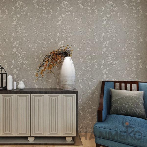 Natural Plant  Fiber Particle Interior Wallpaper Hotel Office Decor