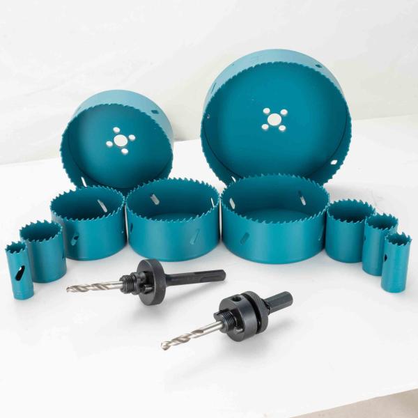 M2 / M3 HSS Bi Metal Hole Saw 14-210mm Size 4/6 Variable Pitch Tooth Design