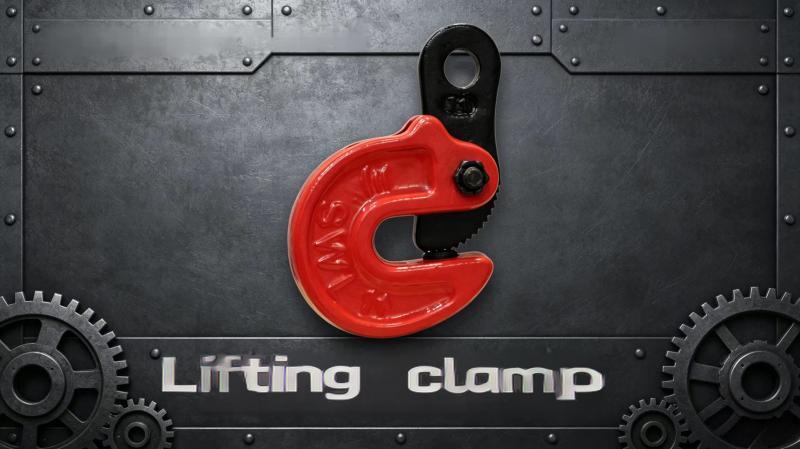 Steel Plate Lifting Clamp Anti Slip Heavy Duty Lifting Clamp With Wide Jaw Range