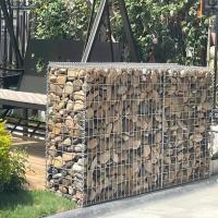 Sistema de cajas de gabión de jardín con soldadura de metal galvanizado en caliente 2*1*1m