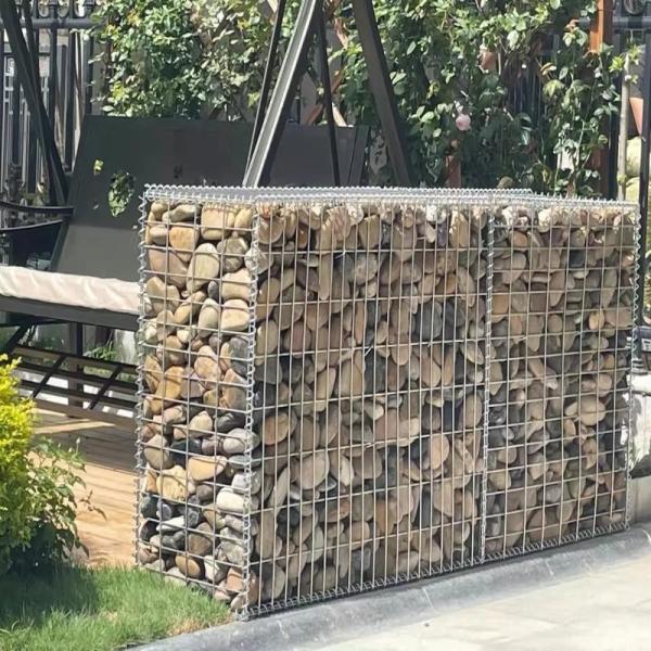 2x1x1m Gabion Basket 80x100 PVC Coated Gabion Mattress Bank Protection Rock Cage