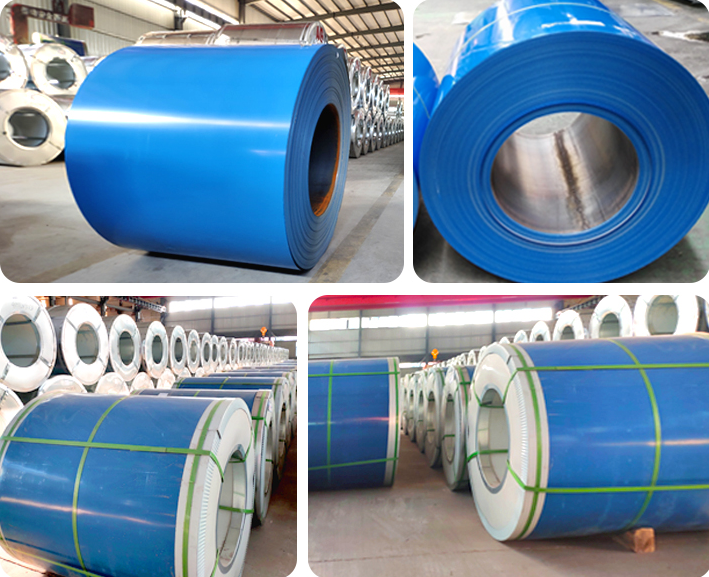 Prepainted Steel Coil PPGI Color Coated for Construction Building Roof and Wall Panels