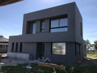 Estrutura de aço leve Vila de estilo contratado / pré-fabricada de aço pré-fabricada Villa de aço-estrutura
