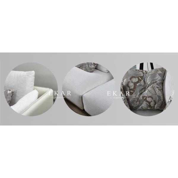 Italian 2020 New Style Home Furniture Living Room Fancy Fabric Sofa Sets AW-1731