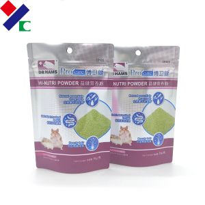 Moisture Proof Printed Mylar Dog Food Packaging Bag With 