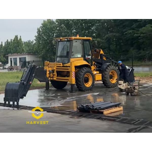 SAM388H Backhoe Loader Cummins Engine 4WD   Hot Sale In Near Nigeria
