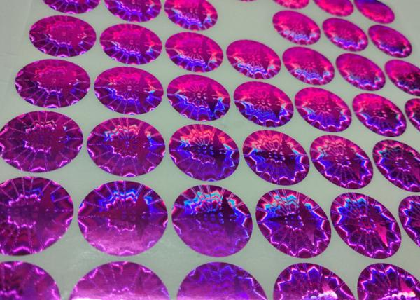 Custom Security 3D Hologram Stickers Online Non-Reusable Laser Hologram Labels With Logo