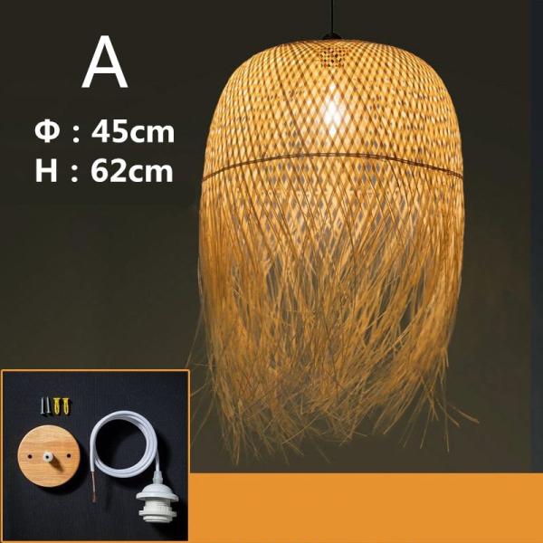 Japanese Tea Room Bamboo Pendant Lights Lighting Vintage Indoor Home Decor designer pendant light(WH-WP-28)