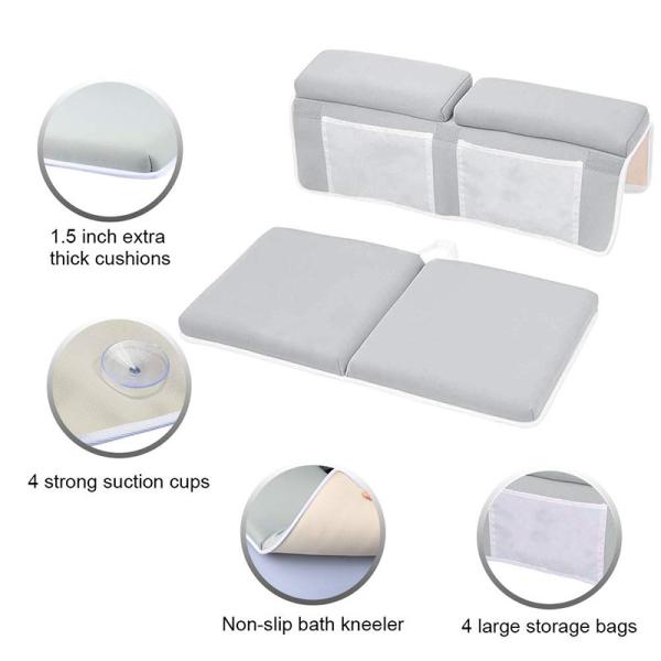 1.5 Inch Thick Kneeling Pad Elbow Anti Slip Bath Mat Baby Support For Knee / Arm Support