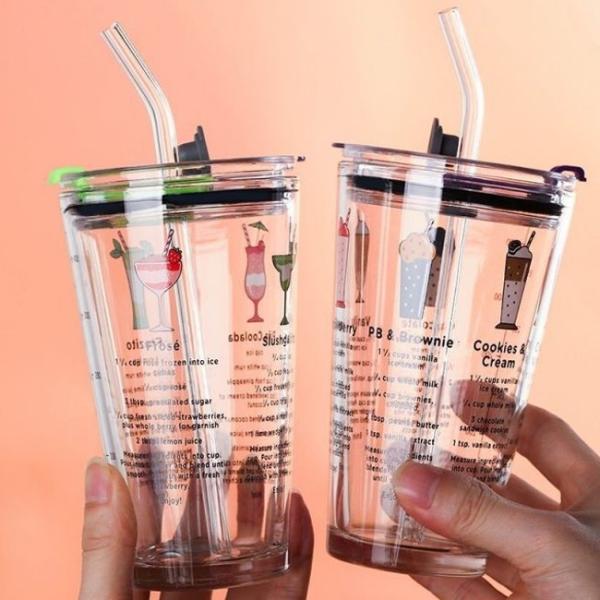 Factory Price Custom Lead Free High Wave Cup 444ml Hypo Cup Custom Glass