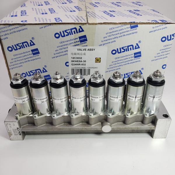 válvula de solenoide Grop de 12C3032 8KWE5A-30 G24WR-832 para LIUGONG992E KAWASAKI