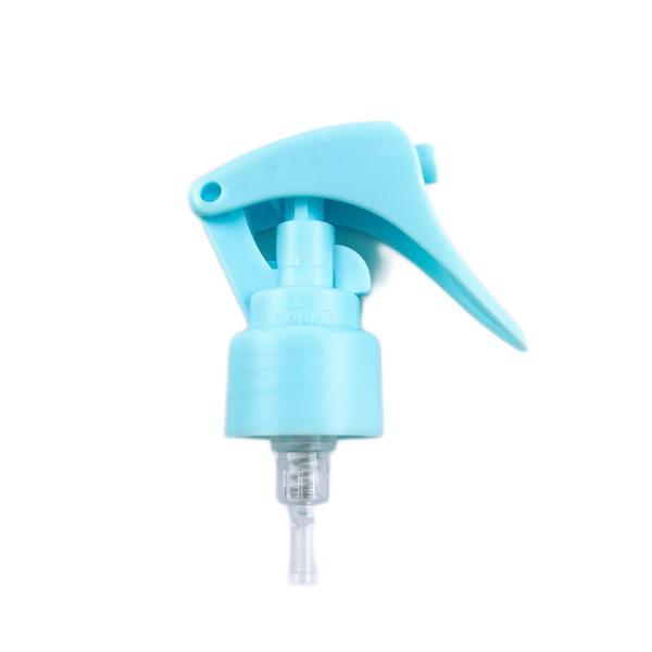 24/410 Full Plastic Mini Mist Trigger Sprayer For Household Cleaning Blue