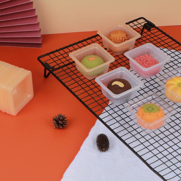 Moon Cake Plastic Pastry Packaging PET/PP Plastic Blister Tray Food Grade