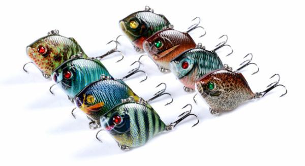 8 Colors 4.5CM/8.8g 10# Hook Full Swimming Layer Long Shot Hard Bait Painted VIB Fishing Lure