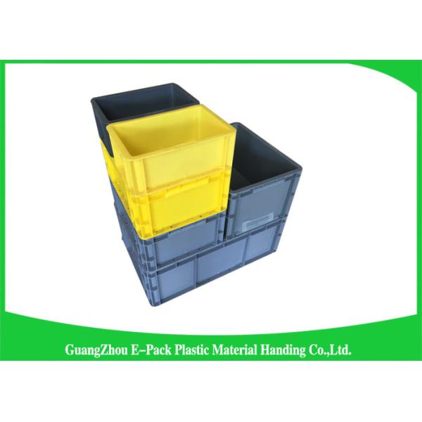 Mini Load Euro Containers With Lids , Standard Plastic Stacking Boxes PP Materials