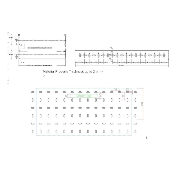 Rollo de la bandeja de cable que forma la máquina de la formación de hoja de acero del molde de la máquina para la escalera del cable