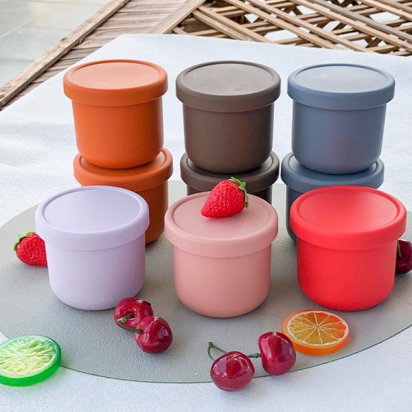 Силиконовая коробка с бэнто для детей малыши Силиконовая коробка с обедом для пищевых продуктов