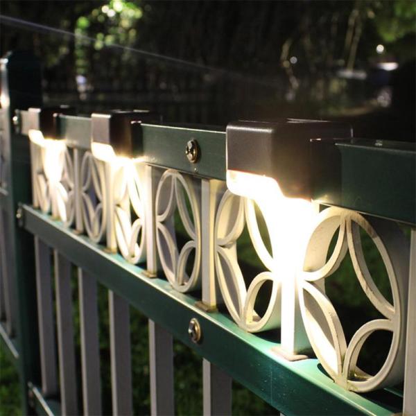 LED Solar Lamp Deck Lights Wall Stairs LED Outdoor Garden Lamp Solar Stair Light Waterproof Step Landscape Light