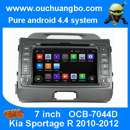 Ouchuangbo Wholesale Auto DVD System for Kia Sportage R 2010-2012 Android 4.4 Multimedia Kit Blueooth USB OCB-7044D
