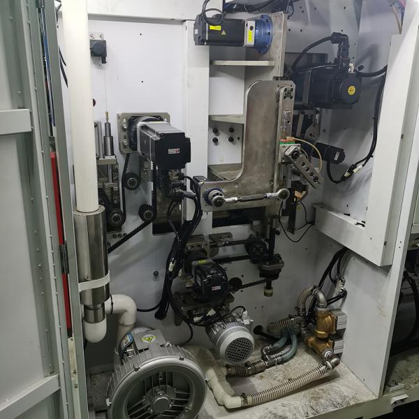 Linha de produção de tecidos faciais com potência de motor de 4,87 kW e potência de máquina de fusão a quente de 4 kW