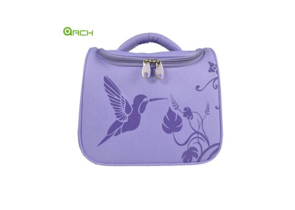 Printing Duffel Travel Vanity Cosmetic Bag with Top Carry Handle