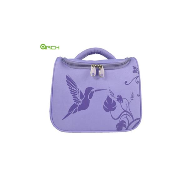Printing Duffel Travel Vanity Cosmetic Bag with Top Carry Handle
