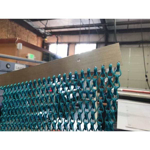 Aluminium insect door chain screen curtain 90*210cm