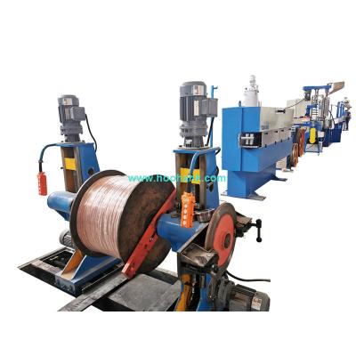 O PE automático PP do PVC do equipamento da extrusão de cabo de Electri da máquina da extrusora do fio reveste o cabo da isolação do fio