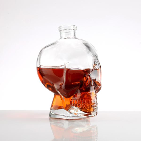 クラシック 形 独特 ウォッカ ウィスキー ラム 500ml700ml 750ml リコール グラス ワイン ボトル