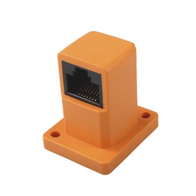 Fêmea ao conector RJ45 modular fêmea com furo do parafuso de 3mm