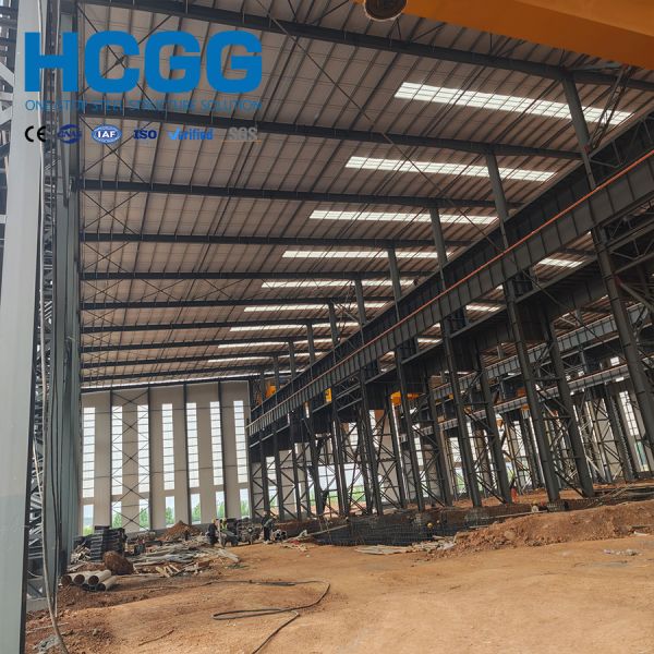 Heavy Steel Structure Factory Pre-fabricated Workshop And Industrial Plant