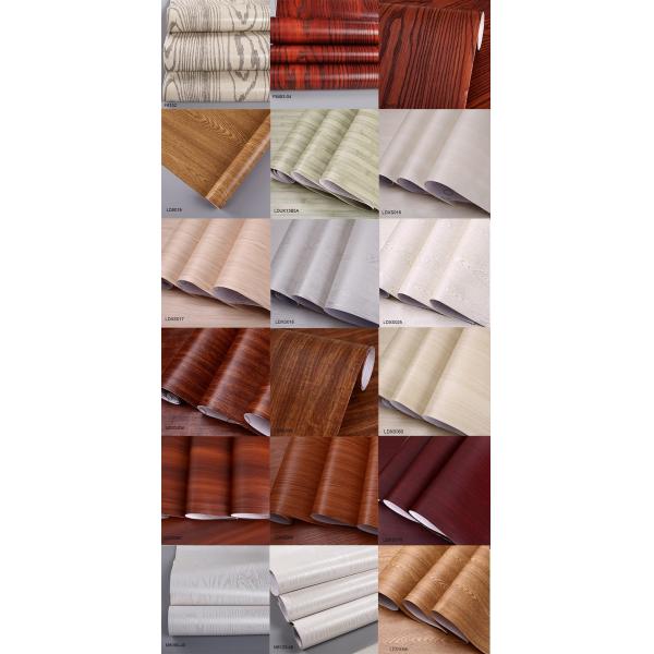 Modern Apartment Wallpaper Vintage Wood Grain Design with Self Adhesive Backing