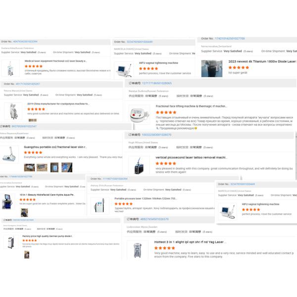 CO2 Фракционная лазерная машина Лицо восстанавливает поверхность кожи Утяжеление кожи Удаление рубцов Красотное оборудование