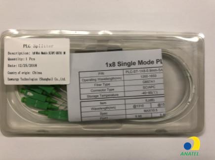 1x8 Mini Tipo SCAPC Fibra PLC Splitter