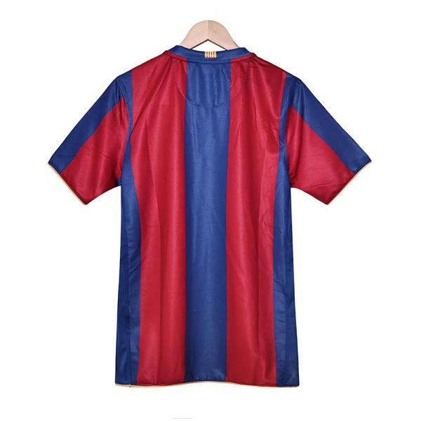 Barcelona 2007 Home Retro Football Jersey Red And Blue Legend