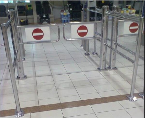 Entrance Supermarket Supermarket Swing Gate Indoor Anti - Rust