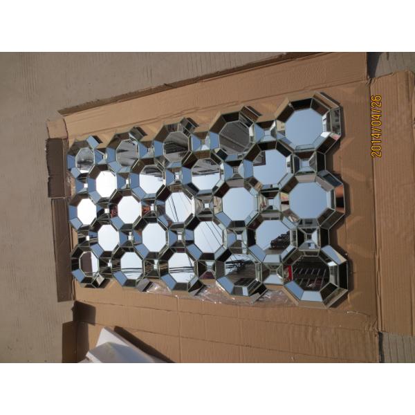 Charming Wall Unique Wall Mirrors Decor Set  For Couch 80 * 50cm Size