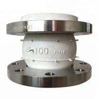 DN100 DIN PN16 SS304 Connexion de flange de qualité alimentaire avec joint d'expansion en caoutchouc à bille unique