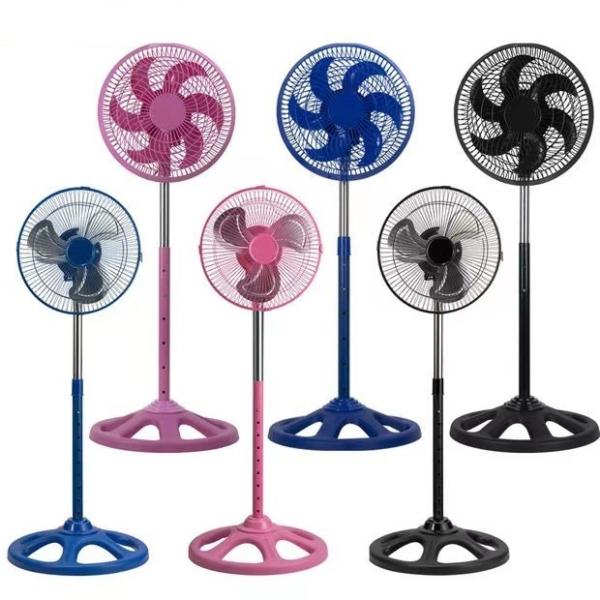 16 Inch Electric X Cross Base Air Cooling Oscillating Pedestal Stand Fan for Home