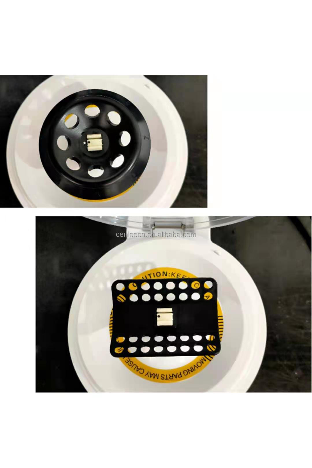 Mini Centrifuge 7000RPM, 2700g RCF, Lab Benchtop Centrifuge with Two Rotor 8*1.5/2.0ml 0.2x32(PCR Stripes)