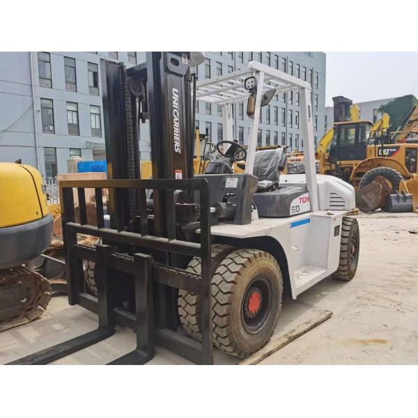 Affordable Japan Made FD60 Forklift Used TCM 6 Ton Capacity