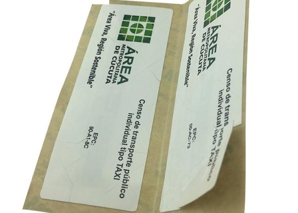 UHF 860-960Mhz RFID ウインドブレーキタグ 流れ止め 高温耐性