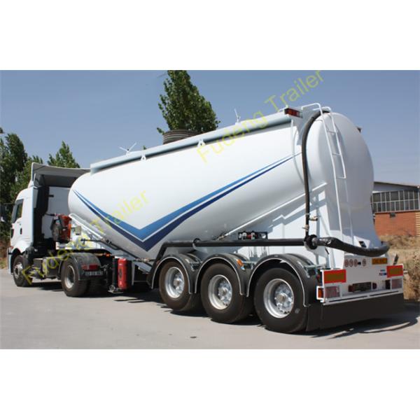 3 axles Dry Bulk Trailer Powder Cement Tanker Semi Trailer With 25ton-40ton
