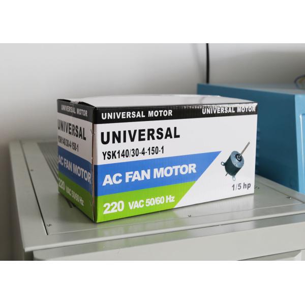 Velocidad universal del motor de fan del aire acondicionado del eje del doble YSK140/30-4-150-1 1/5HP 3